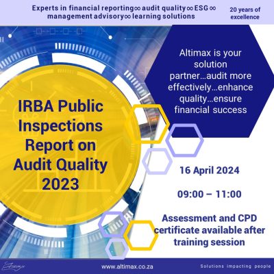 cpd irba pir on audit quality 2023